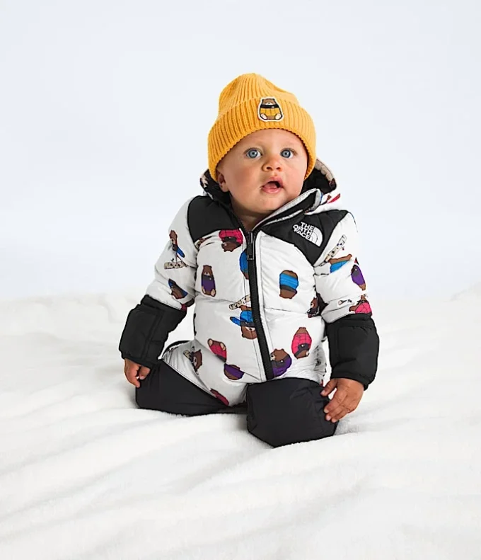 Baby 1996 Retro Nuptse Einteiler – Print