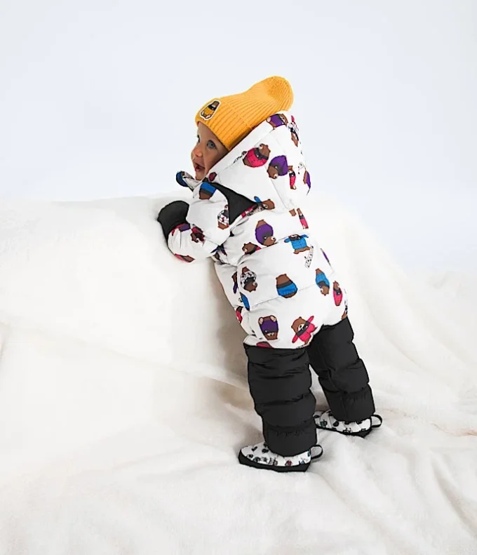 Baby 1996 Retro Nuptse Einteiler – Print