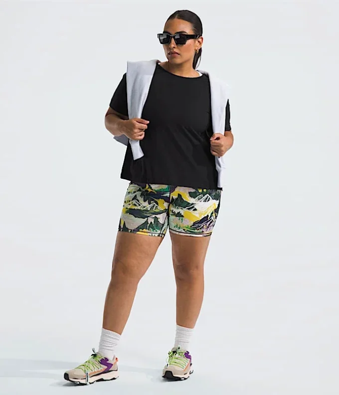 Damen Plus Dune Sky Kurzarm Damen Plus Dune Sky Kurzarm