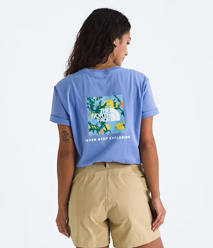 Damen-T-Shirt mit kurzen Ärmeln „Core Flower Power Box NSE”