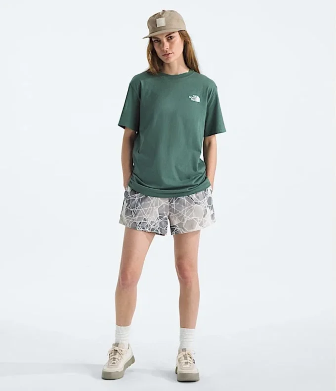 Damen-T-Shirt mit kurzen Ärmeln „Core Flower Power Box NSE”