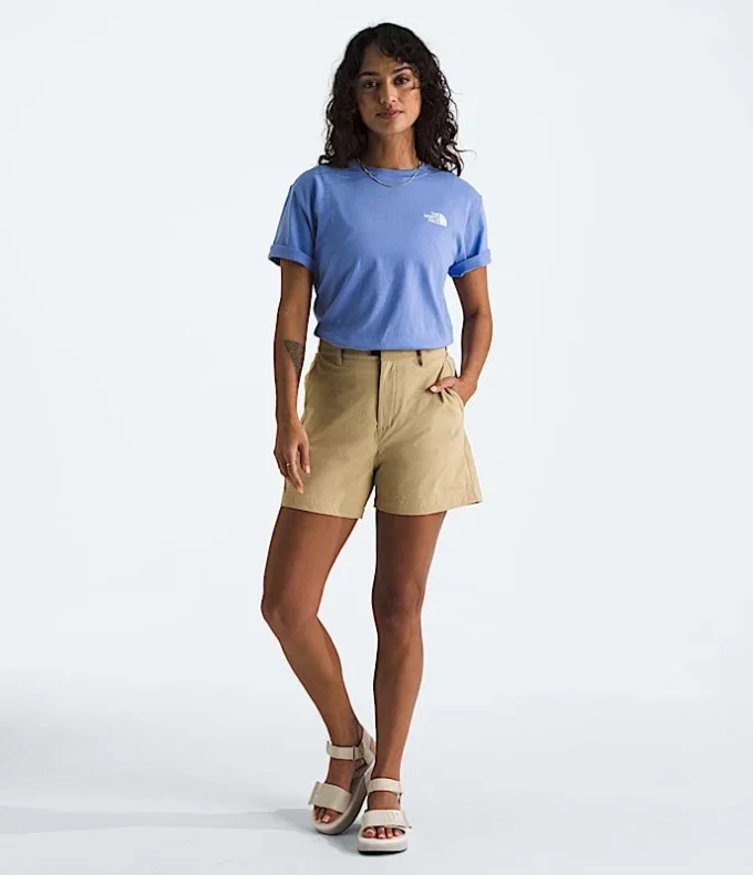 Damen-T-Shirt mit kurzen Ärmeln „Core Flower Power Box NSE”