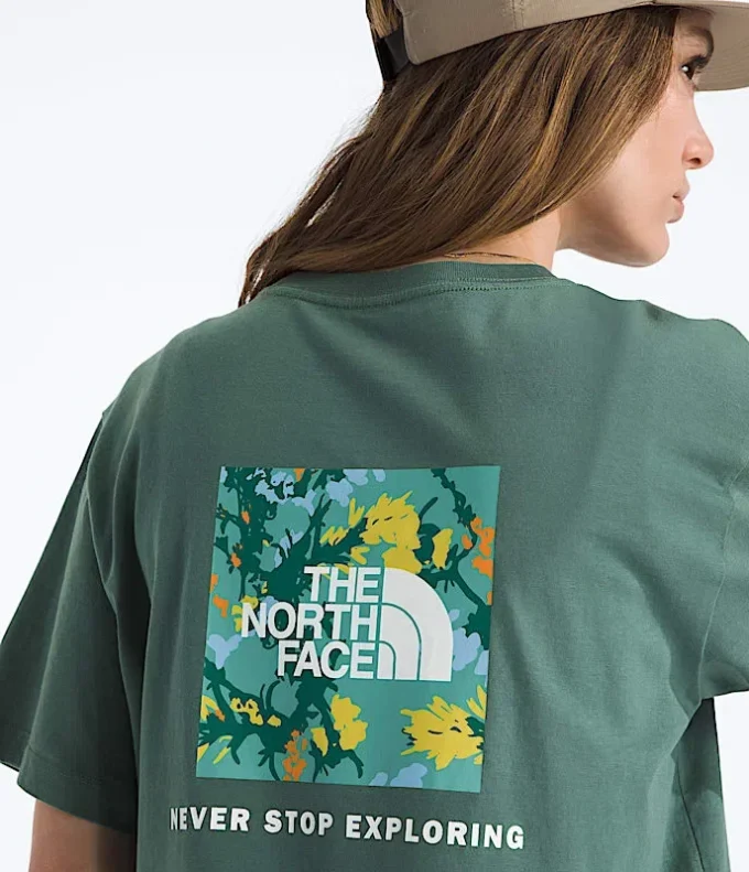 Damen-T-Shirt mit kurzen Ärmeln „Core Flower Power Box NSE”