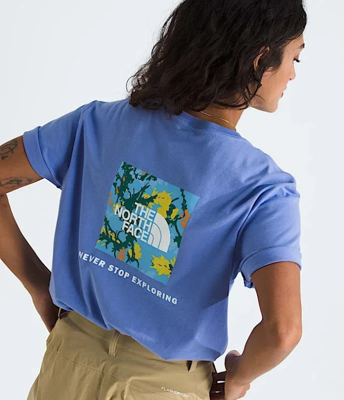 Damen-T-Shirt mit kurzen Ärmeln „Core Flower Power Box NSE”