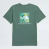 Damen-T-Shirt mit kurzen Ärmeln „Core Flower Power Box NSE”