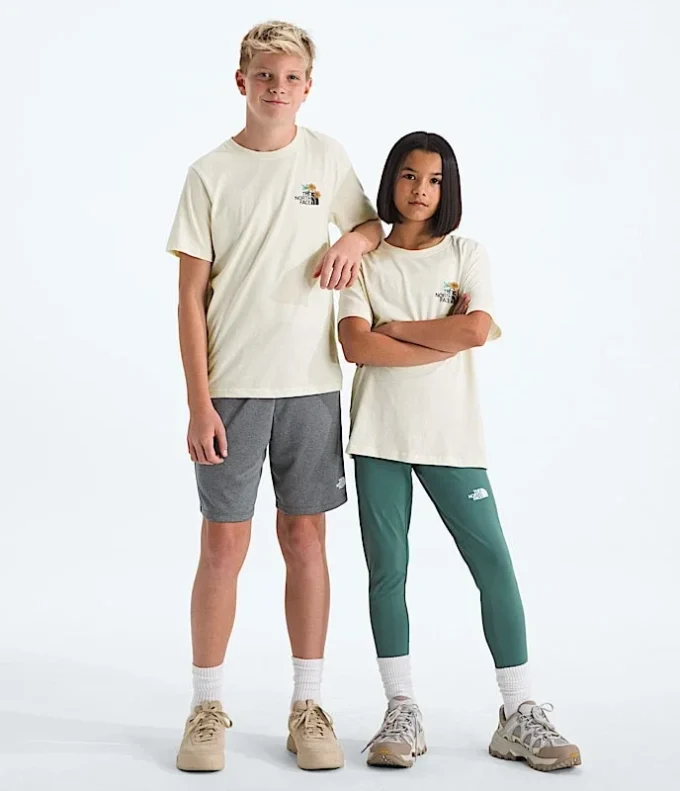 Evolution Flora Kurzarm-T-Shirt für Jungen und Mädchen – Grafik
