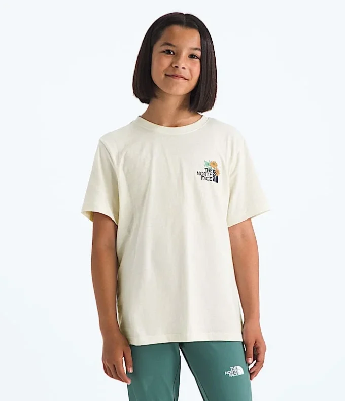 Evolution Flora Kurzarm-T-Shirt für Jungen und Mädchen – Grafik