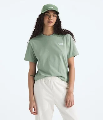Evolution Simple Dome Relaxed Kurzarm-T-Shirt für Damen