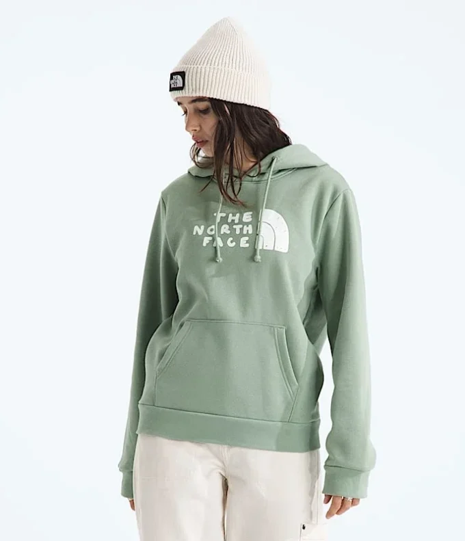 Evolution Sketch Logo Half Dome Hoodie für Damen – Grafik Evolution Sketch Logo Half Dome Hoodie für Damen – Grafik
