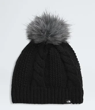 Gepolsterte Oh Mega Fur Pom Beanie für Kinder