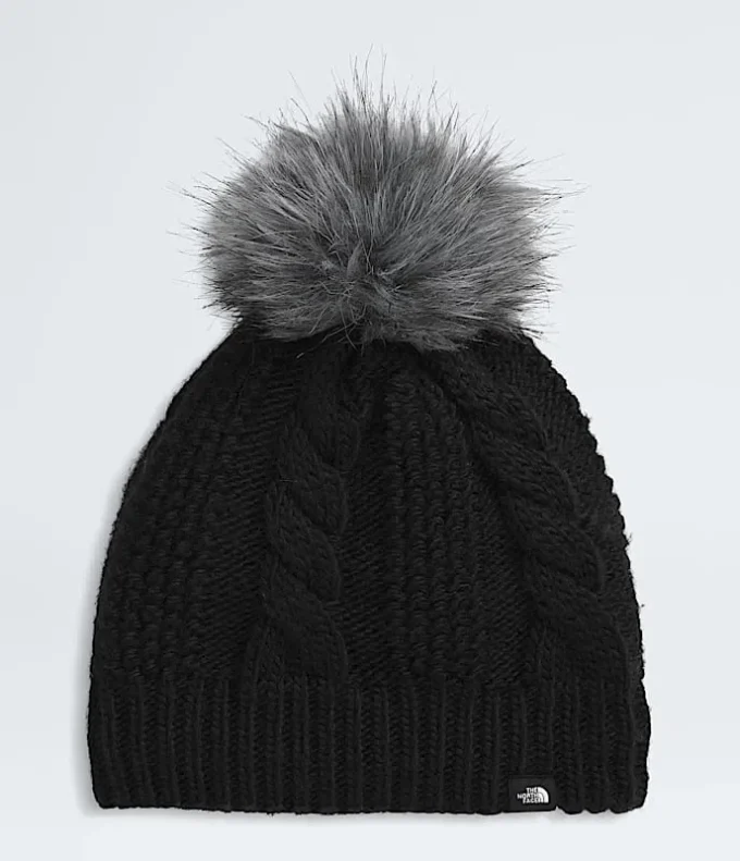 Gepolsterte Oh Mega Fur Pom Beanie für Kinder