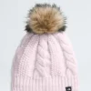 Gepolsterte Oh Mega Fur Pom Beanie für Kinder