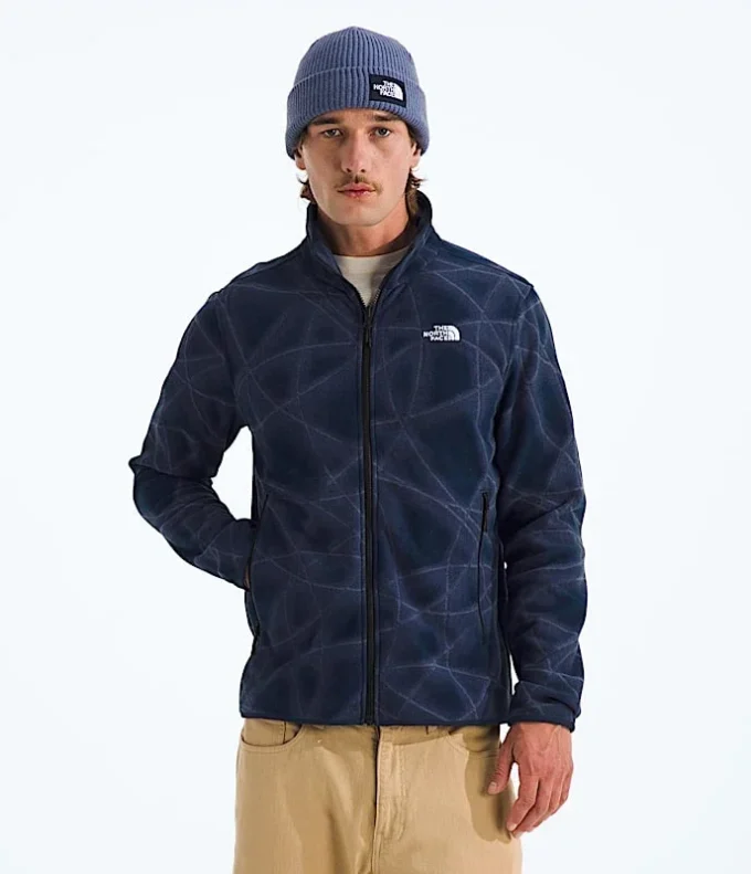 Glacier Fleece Jacke für Herren – Print