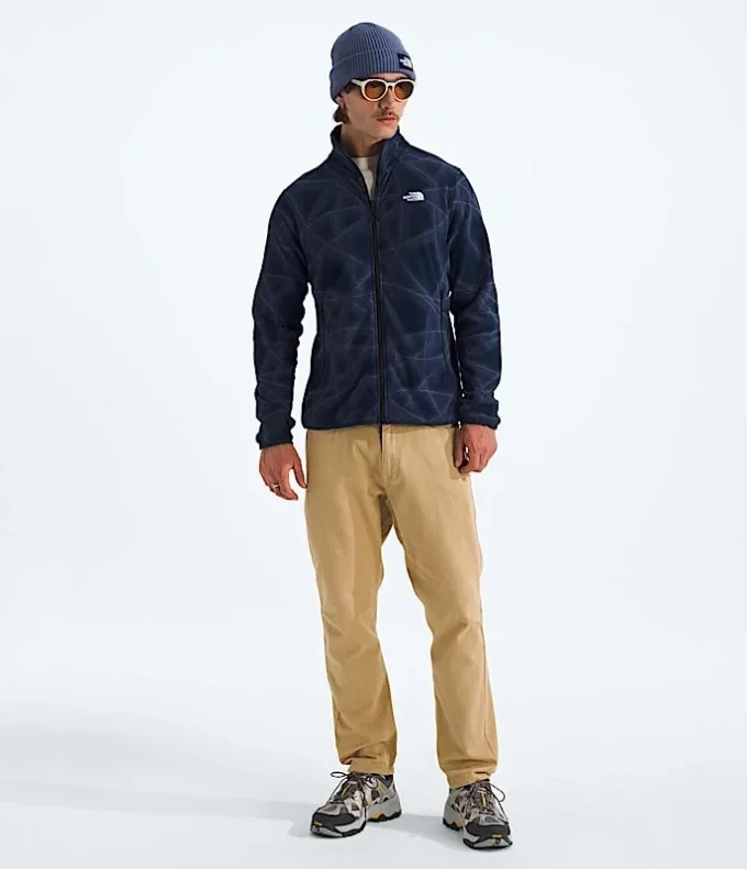 Glacier Fleece Jacke für Herren – Print