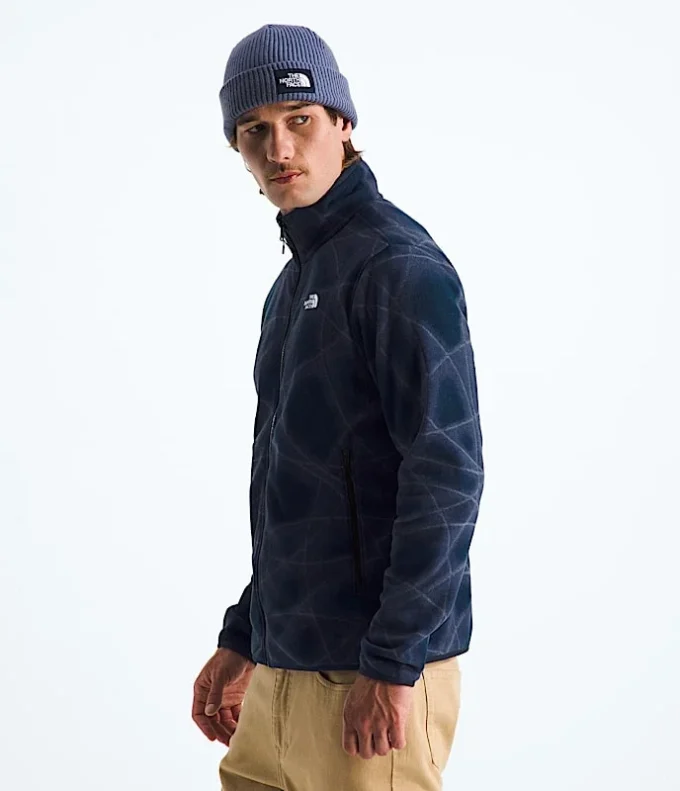 Glacier Fleece Jacke für Herren – Print