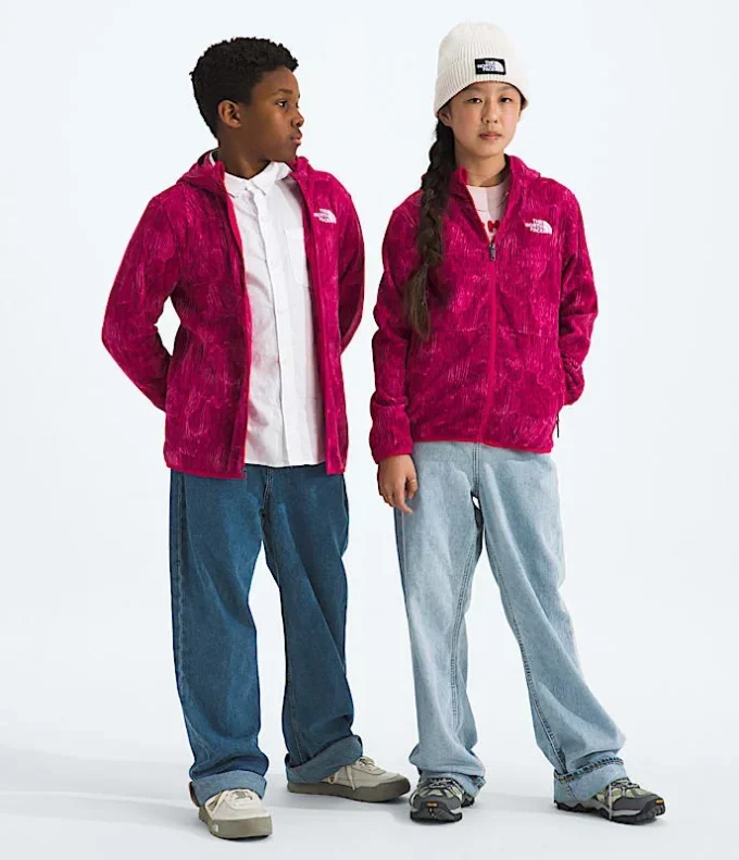 Glacier Full-Zip Hoodie für Jungen und Mädchen – Print