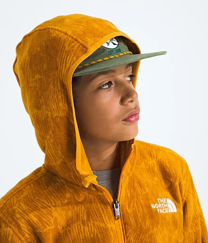 Glacier Full-Zip Hoodie für Jungen und Mädchen – Print