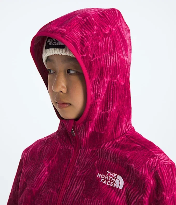 Glacier Full-Zip Hoodie für Jungen und Mädchen – Print