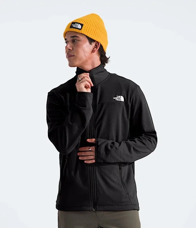 Herren-Fleecejacke Cedar Trail Grid mit durchgehendem Reißverschluss Herren-Fleecejacke Cedar Trail Grid mit durchgehendem Reißverschluss