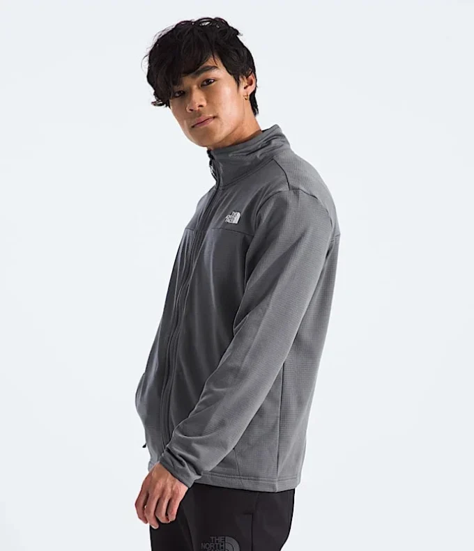 Herren-Fleecejacke Cedar Trail Grid mit durchgehendem Reißverschluss