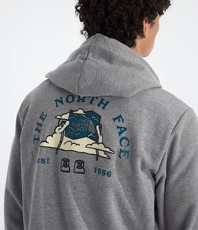 Herren-Hoodie Evolution Travel-Cloud – Grafik Herren-Hoodie Evolution Travel-Cloud – Grafik