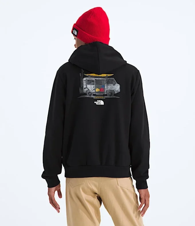 Herren-Hoodie „Evolution Van Life“ – Grafik Herren-Hoodie „Evolution Van Life“ – Grafik