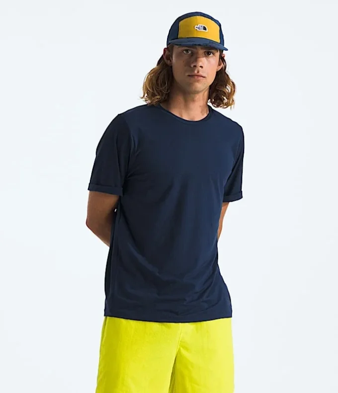 Herren-Kurzarm-Shirt „Dune Sky”