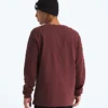 Herren-Langarm-Henley mit Waffelmuster