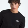 Herren-Langarm-T-Shirt mit einfachem Dom