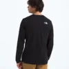 Herren-Langarm-T-Shirt mit einfachem Dom
