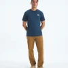 Herren-T-Shirt Core Wavy Lines Box NSE mit kurzen Ärmeln