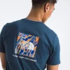 Herren-T-Shirt Core Wavy Lines Box NSE mit kurzen Ärmeln