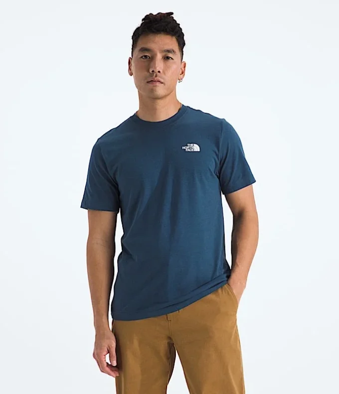 Herren-T-Shirt Core Wavy Lines Box NSE mit kurzen Ärmeln