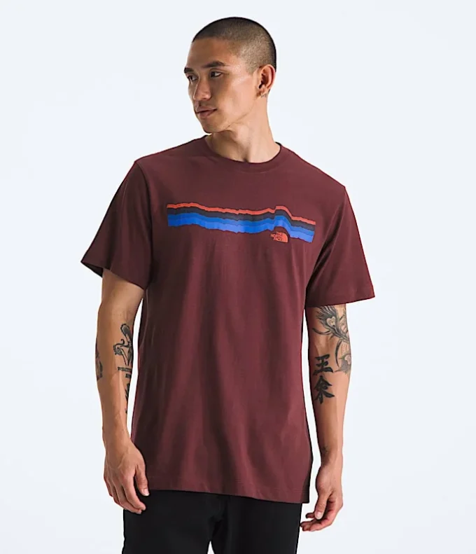 Herren-T-Shirt Evolution Tequila Sunrise mit kurzen Ärmeln – Grafik Herren-T-Shirt Evolution Tequila Sunrise mit kurzen Ärmeln – Grafik
