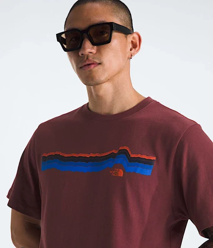 Herren-T-Shirt Evolution Tequila Sunrise mit kurzen Ärmeln – Grafik Herren-T-Shirt Evolution Tequila Sunrise mit kurzen Ärmeln – Grafik