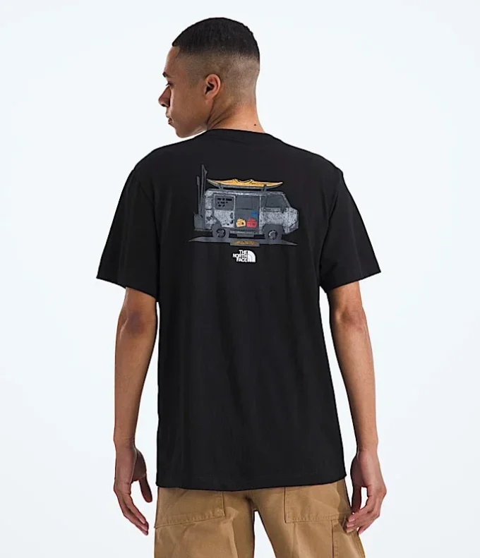 Herren-T-Shirt Evolution Van Life mit Kurzarm – Grafik Herren-T-Shirt Evolution Van Life mit Kurzarm – Grafik