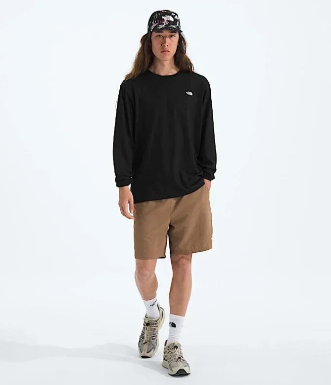 Herren TNF™ Essential Simple Dome Relaxed Langarm-T-Shirt