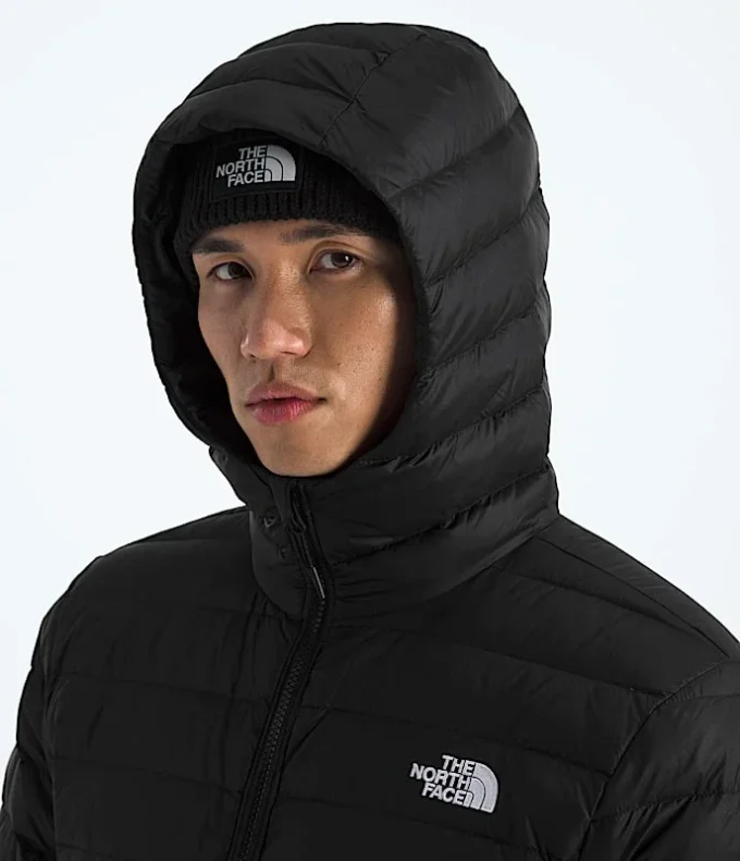 Klassische Daunenjacke mit Kapuze für Herren Klassische Daunenjacke mit Kapuze für Herren