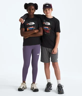 Kurzarm-T-Shirt „Landscapes” für Jungen und Mädchen
