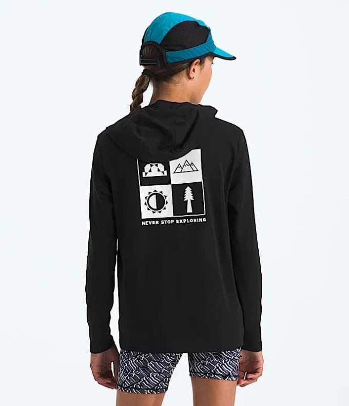 Langenärmeliger Hoodie für Jungen und Mädchen – Grafik