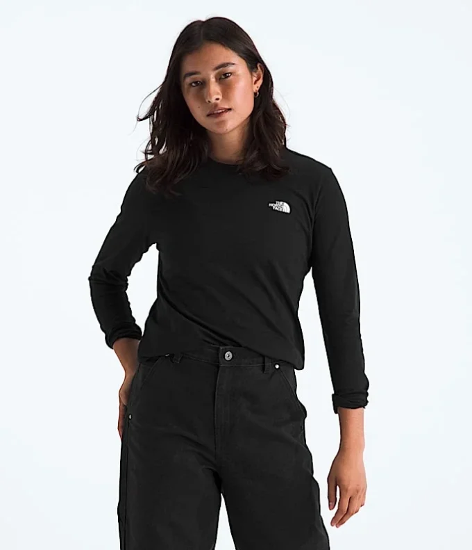 Langärmliges Simple Dome Tee für Damen Langärmliges Simple Dome Tee für Damen