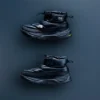 Leder-Pack-Stiefelette Hybrid