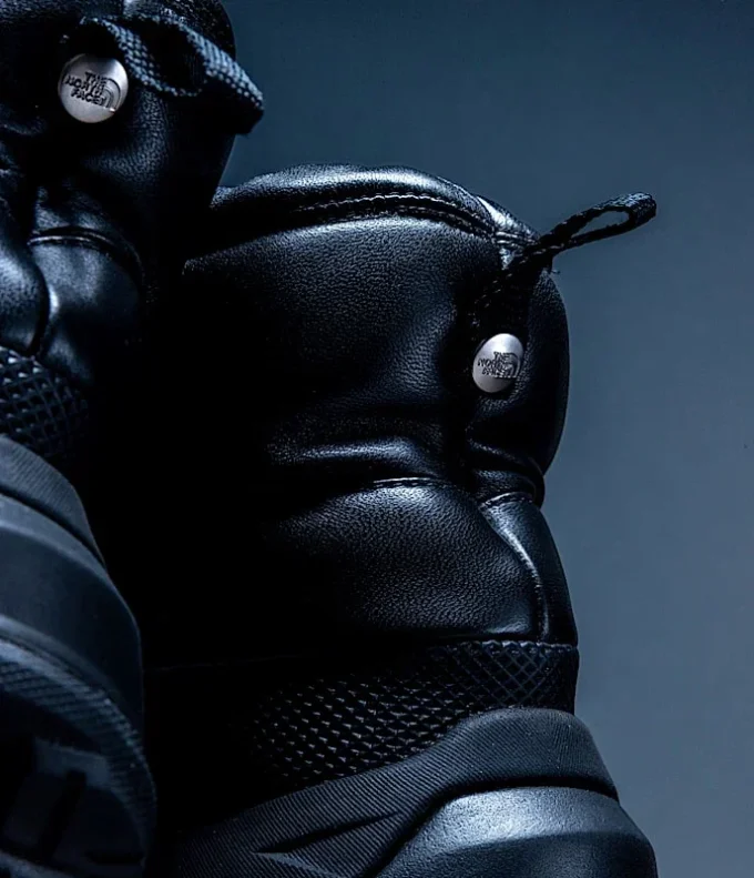 Leder-Pack-Stiefelette Hybrid