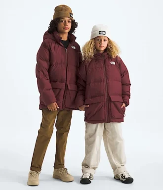 North Down Fleece-gefütterter kurzer Parka für Jungen und Mädchen