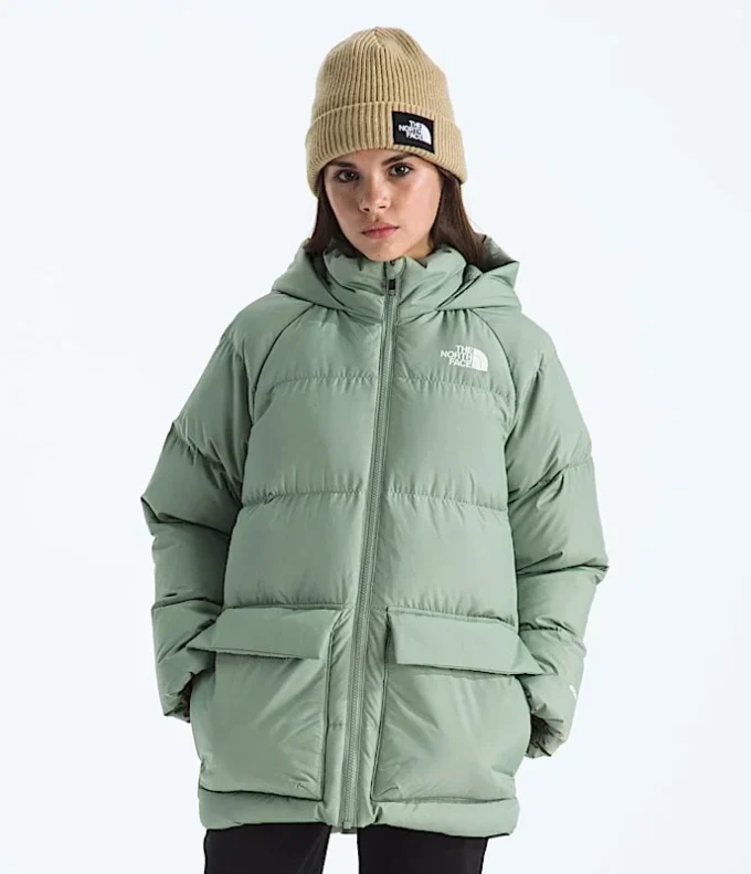 North Down Fleece-gefütterter kurzer Parka für Jungen und Mädchen