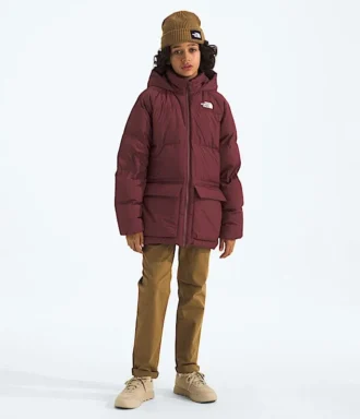 North Down Fleece-gefütterter kurzer Parka für Jungen und Mädchen