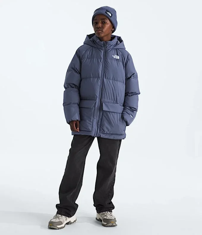 North Down Fleece-gefütterter kurzer Parka für Jungen und Mädchen