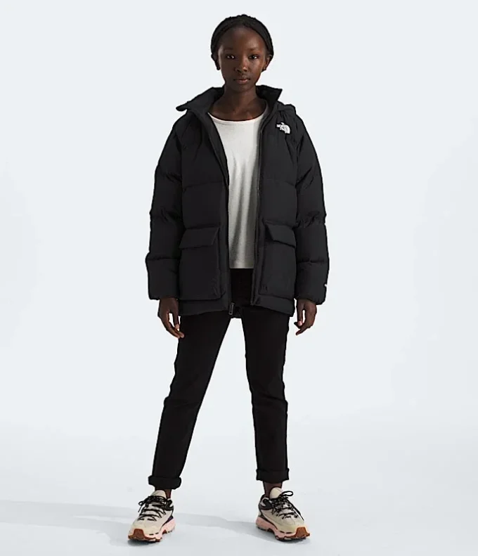 North Down Fleece-gefütterter kurzer Parka für Jungen und Mädchen