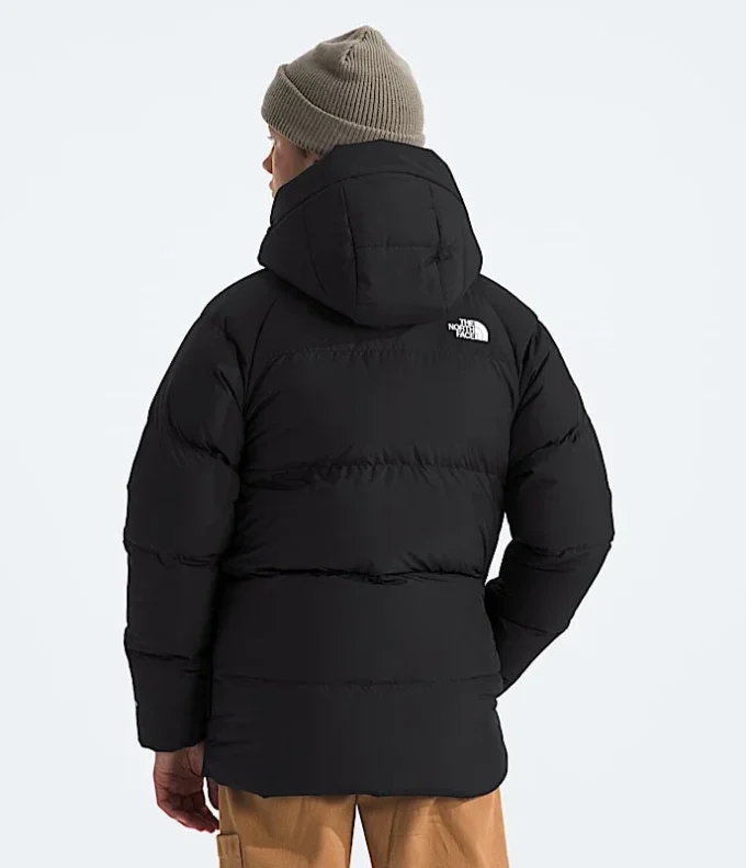 North Down Fleece-gefütterter kurzer Parka für Jungen und Mädchen