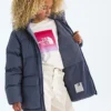 North Down Fleece-gefütterter kurzer Parka für Jungen und Mädchen